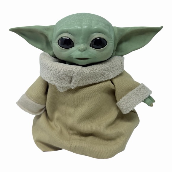 Hasbro Other - Animatronic BABY YODA Mandalorian Giggle &  Motion Doll Star Wars Toy Tested
